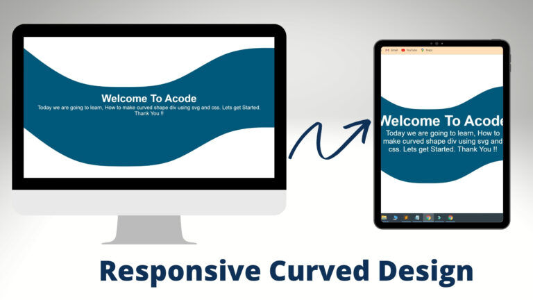Create Custom Shape Design using SVG and CSS​​